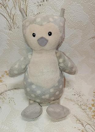 Мягкая игрушка погремушка сова олли jelly cat jellycat