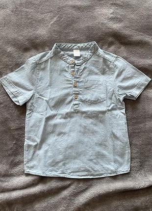 Сорочка с коротким рукавом на хлопчика 92-98 розмір