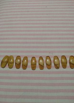 Браслет бурштин