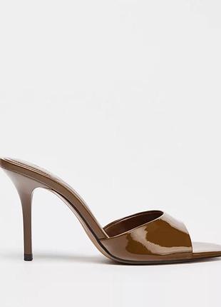 Мюлі zara на шпильці