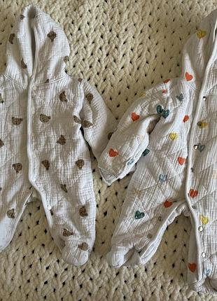 Комбінезони для двійнят на теплу осінь/весну.