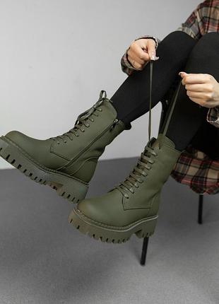 Женские ботинки militant oliva нп4990(k3 4 - 02)