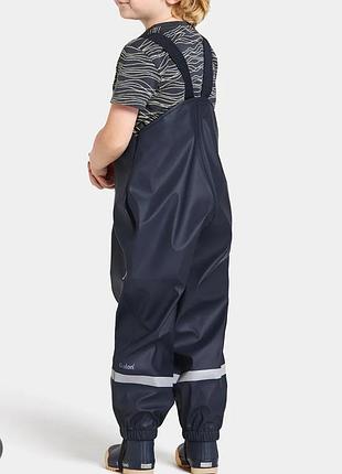 Сині штани грязепруф 122-128 дощовик для хлопчика штани для дощу грязепруф напівкомбінезон штани дитячі штани не промокає і