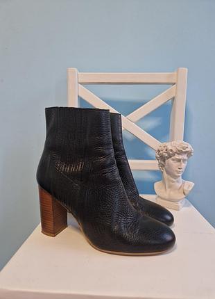 Ботильоны женские натуральная кожа minelli португалия на каблуке
