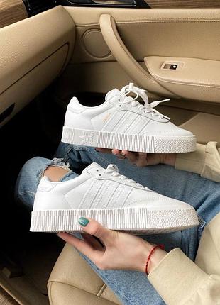 Кроссовки adidas samba white 5