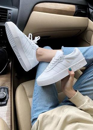 Кроссовки adidas samba white 9