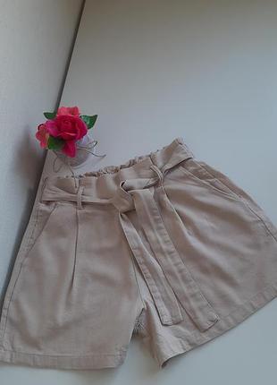 Шорты льняные