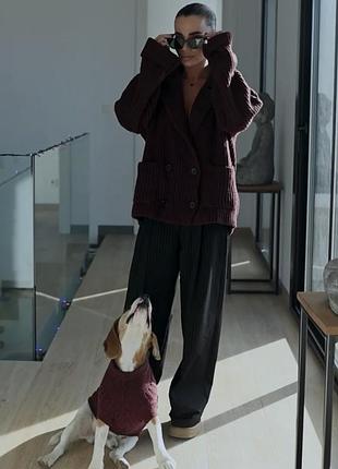 Кардиган вовна+брюки