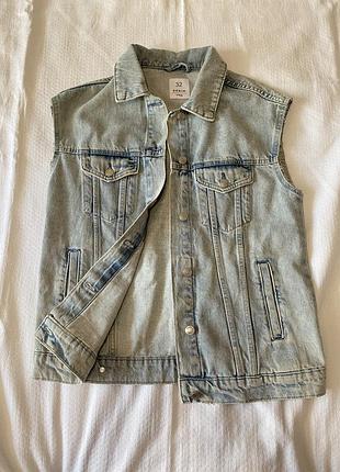 Джинсова жилетка sinsay осінь/весна