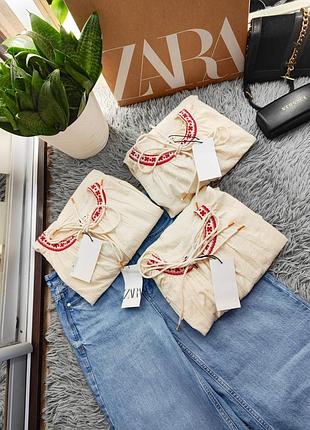 Оригинальная вышитая рубашка, вышиванка из новой коллекции new collection zara woman original.