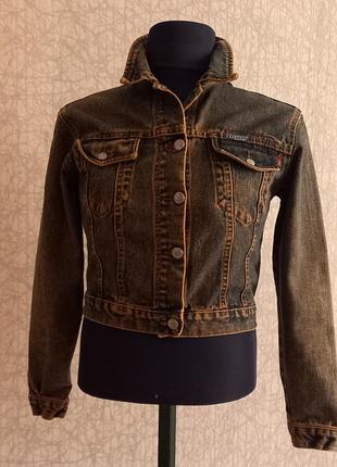 Джинсовый пиджак,коттоновый пиджак