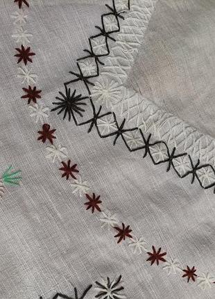 Скатертина ручна робота д-140 льон