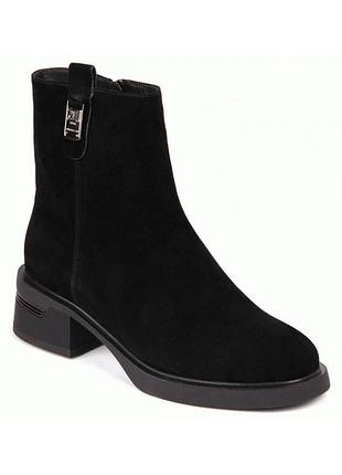 Ботинки черные женские fabio monelli 187735