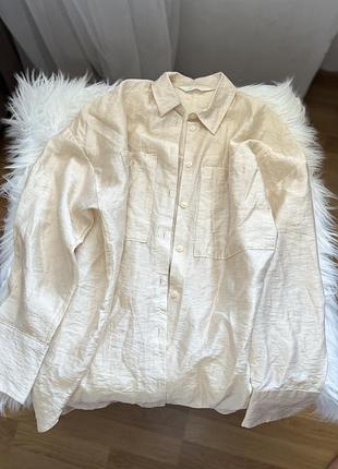 Легенька молочна сорочка primark / сорочка біла /