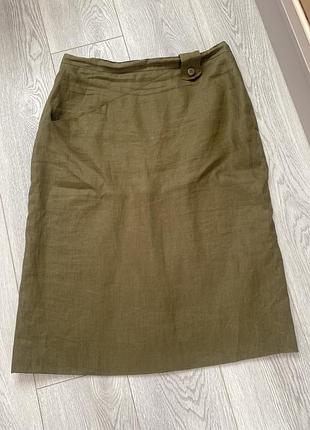 Льняна спідниця marina rinaldi