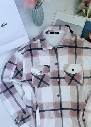 Женская тёплая рубашка на флисе 🌸