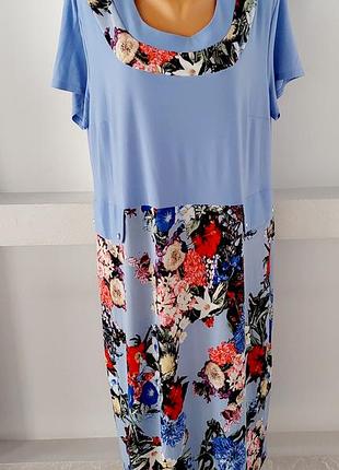 Новое брендированное платье батал с биркой