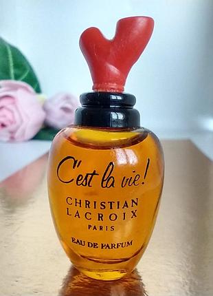 Christian lacroix c'est la vie 4 мл. миниатюра винтаж