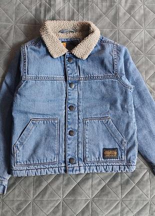 Джинсовка джинсова куртка утеплена next