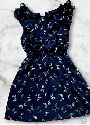 Платье темно-синее