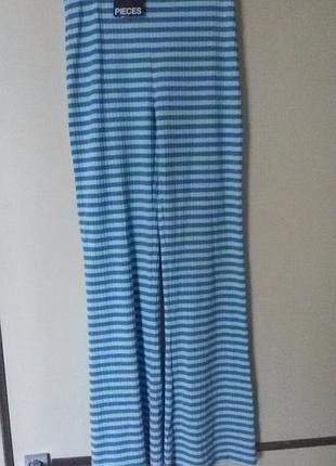 Pieces (дание)- легкие брюки в рубчик р. xs -( 42-44)