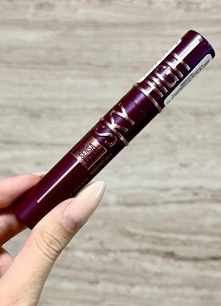 Бордова туш maybelline new york lash sensational sky high burgundy mascara