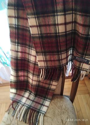 Шарф мужской крупнобритани highlahd tweeds 100% lambswool