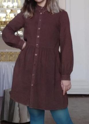 Платье на пуговицах