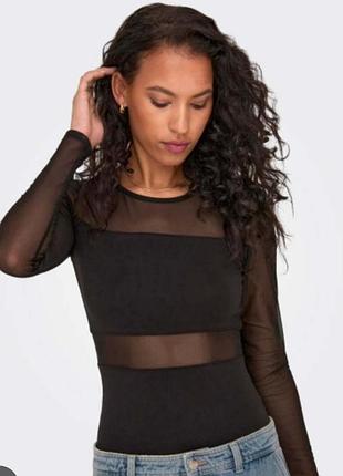 Блуза сетка stradivarius