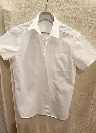 Белая рубашка на парня 10 лет