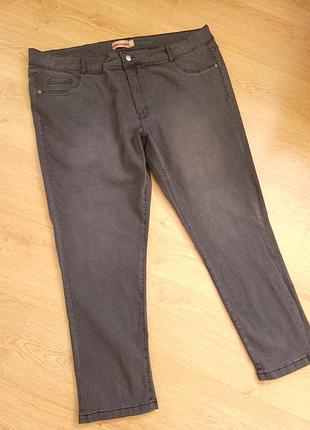 Брючки стрейчеві.батал.котон 84%.