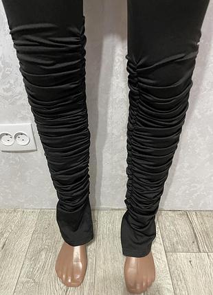 Лосины весна осень черные shein
