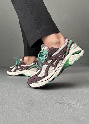 Кроссовки asics#-2160 beige/brown/green (унисекс) 36-45 размеры