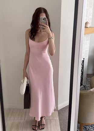 Рожева сукня maxi (cher17)