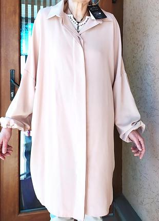 Длинная блуза рубашка