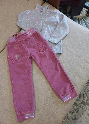 Брюки для девочки утепленные,турция