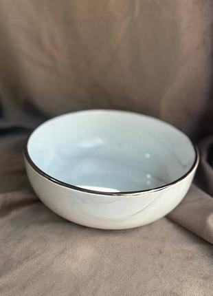 Тарелка суповая yiwu hp-19-35-3 керамическая 19х6 см белый