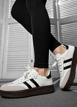 Жіночі кросівки bremens, шкіра, білий колір, легкі та зручні