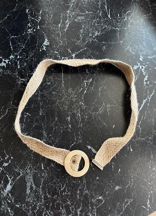 Пояс солома плетеная 86 см