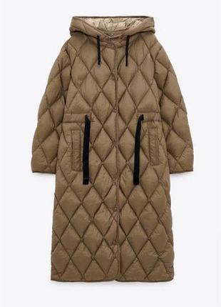 Пухове пальто zara