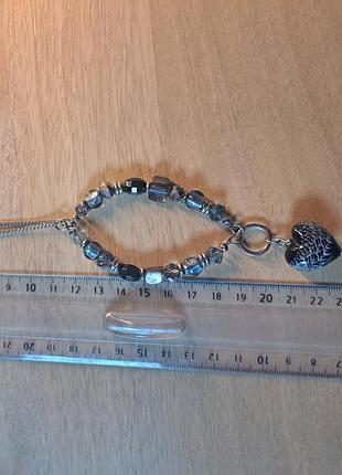 Колье из подвеской сердечко