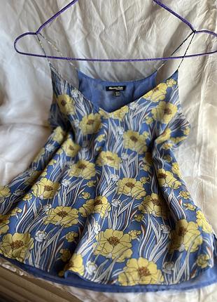 Massimo dutti шовковий топ