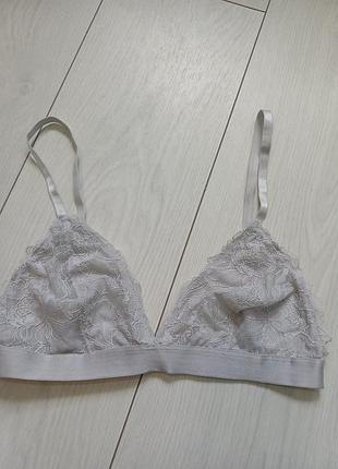 H&м-м-триангл бюстгальтер-сірий