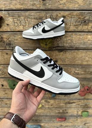 Кросівки nike sb dunk (gray & white)