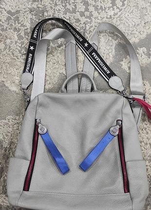 Шкіряний рюкзак