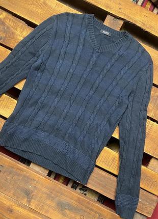 Женская полосатая кофта (джемпер) farhi (фархи лрр идеал оригинал синяя)