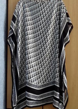 Супер  сукня туніка віскоза шовк діор р.46-54