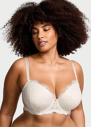 Бюстгальтер victoria's secret dream angels
coconut white lightly lined demi lace bra
