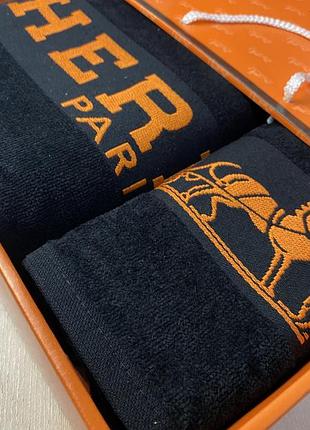 Набір махрових рушників hermes баня+обличчя