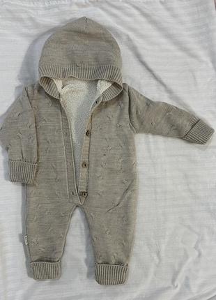 Вʼязаний утеплений ромпер